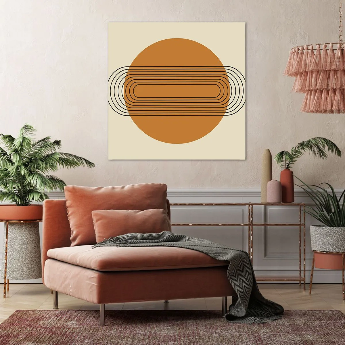 Quadro em tela - O plano perfeito - 50x50 cm