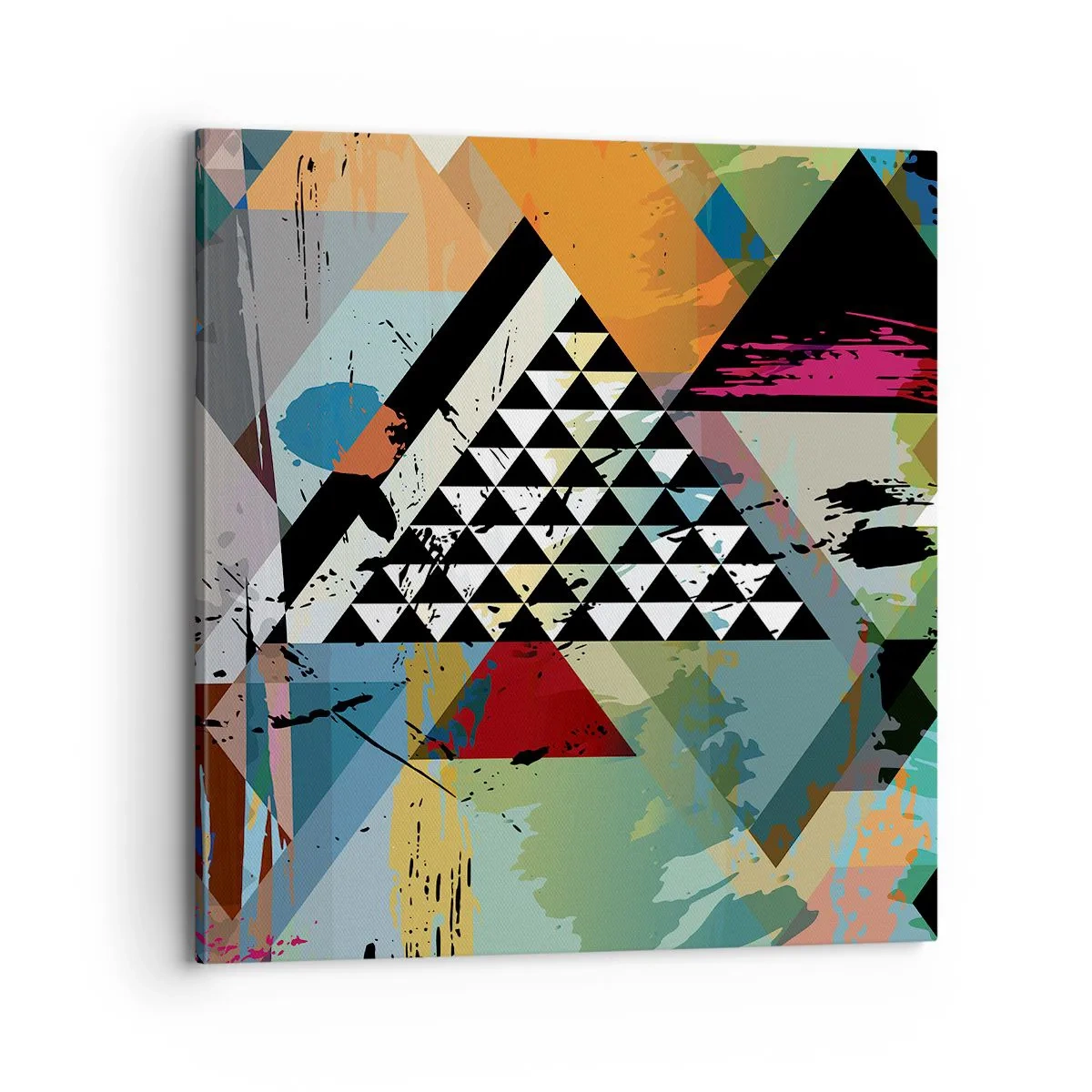 Quadro em tela - Como é simples - 70x70 cm