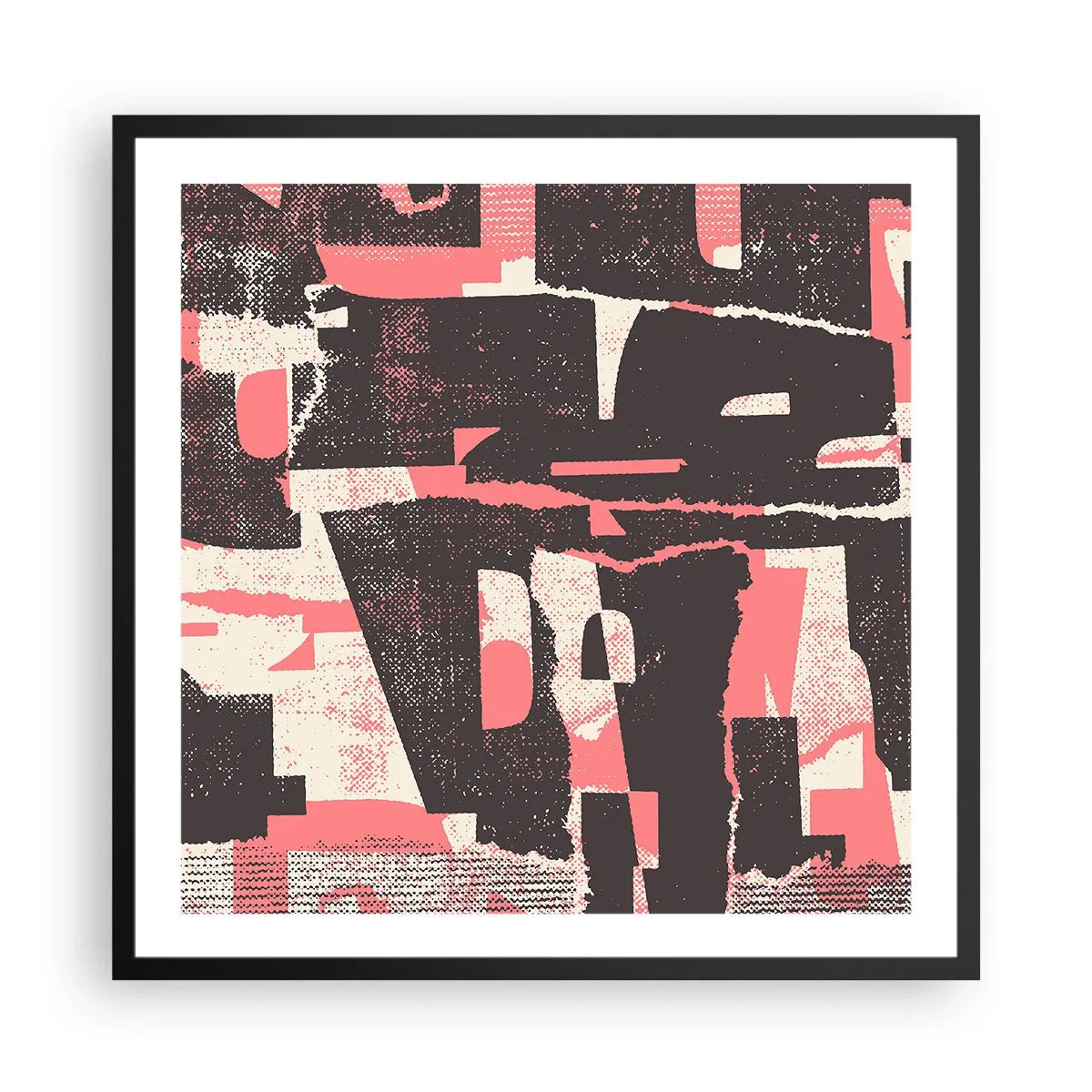 Pôster com moldura preta - Todo esse barulho - 60x60 cm