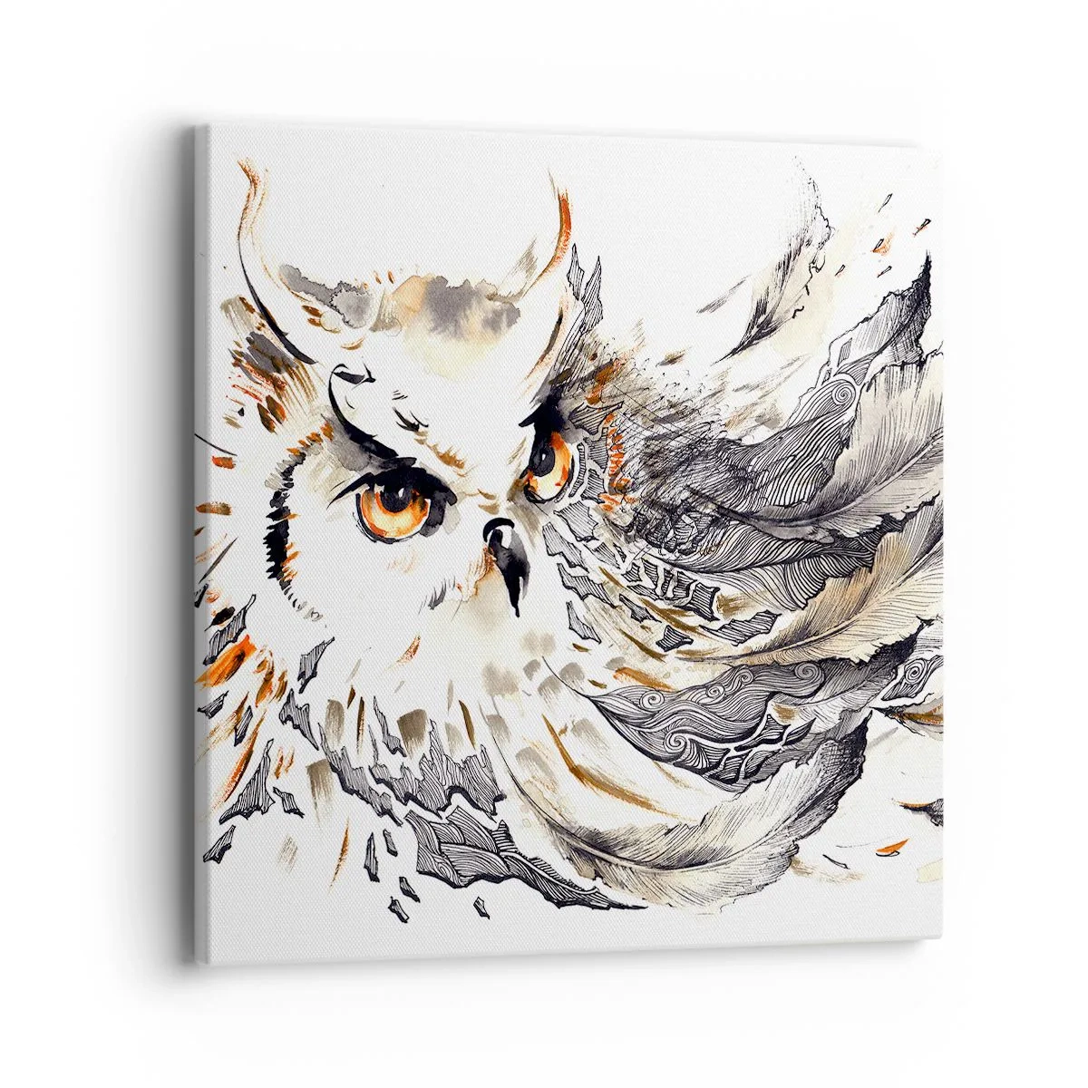 Quadro em tela - Ela veio do mundo da magia - 40x40 cm