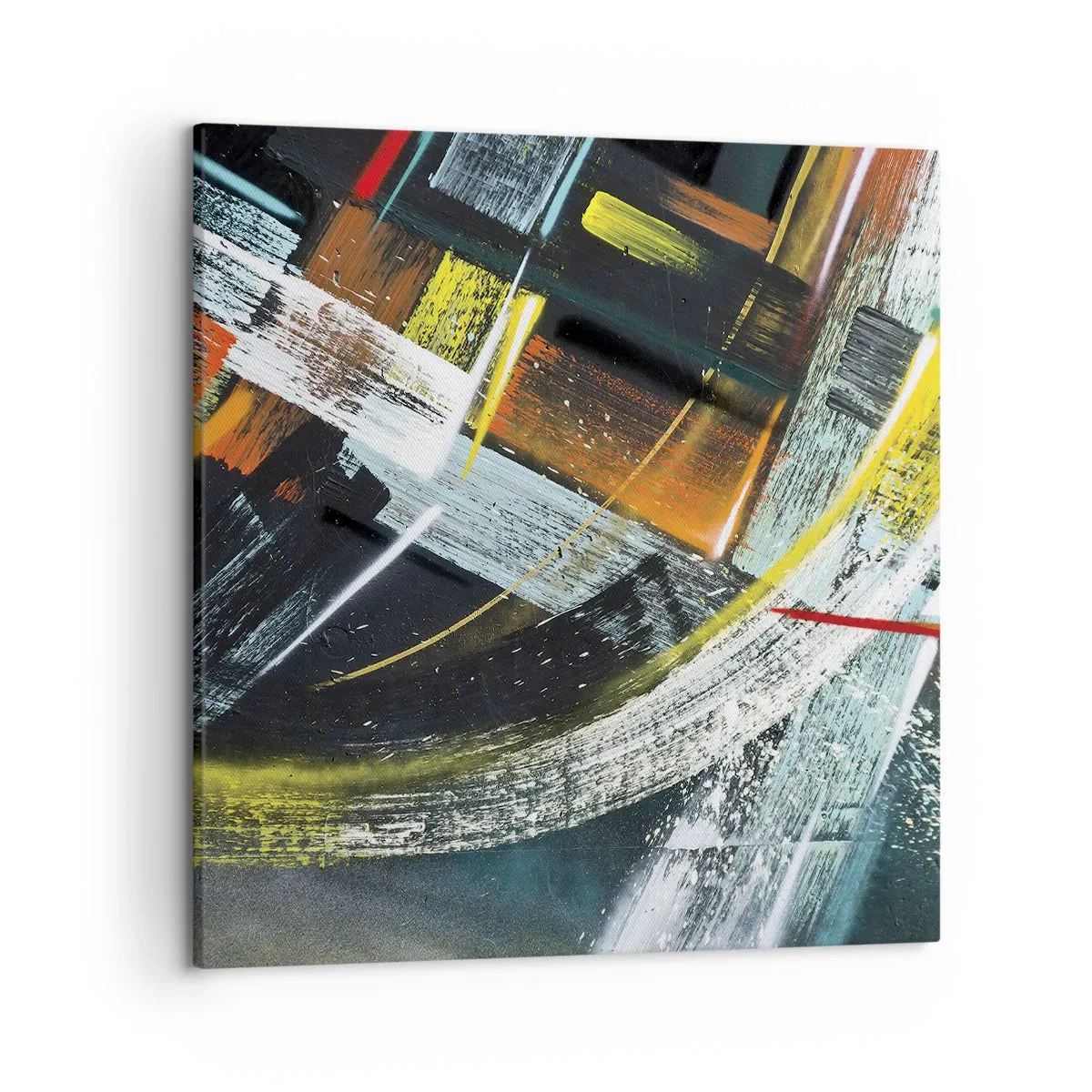 Quadro em tela - Energia de movimento - 50x50 cm