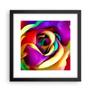 Pôster com moldura preta - É impossível - 30x30 cm