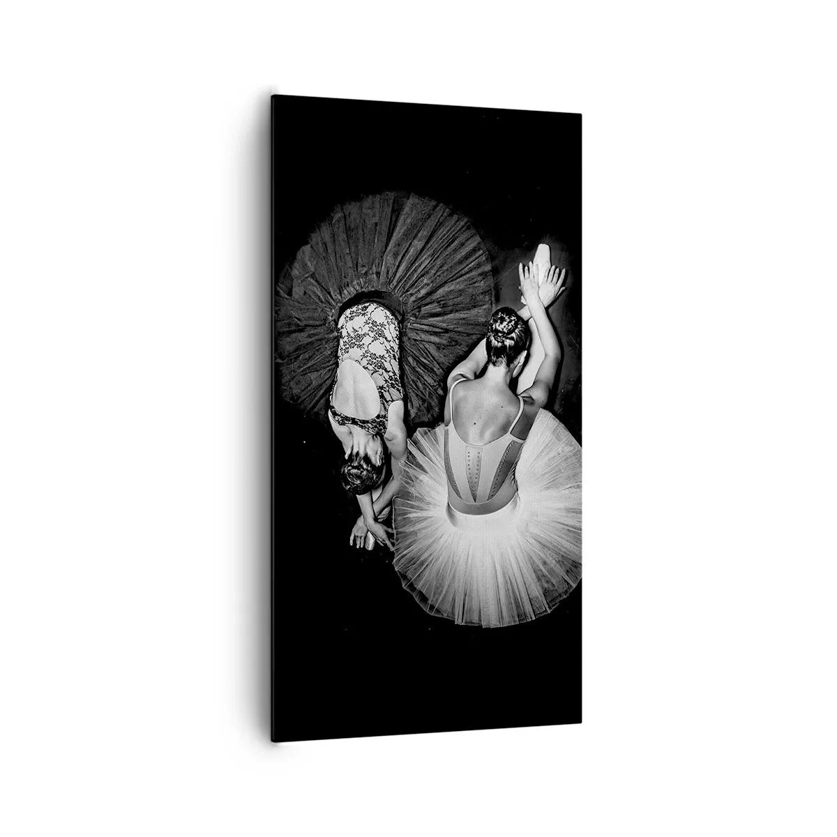 Quadro em tela - Jin e yang – o equilíbrio perfeito - 65x120 cm