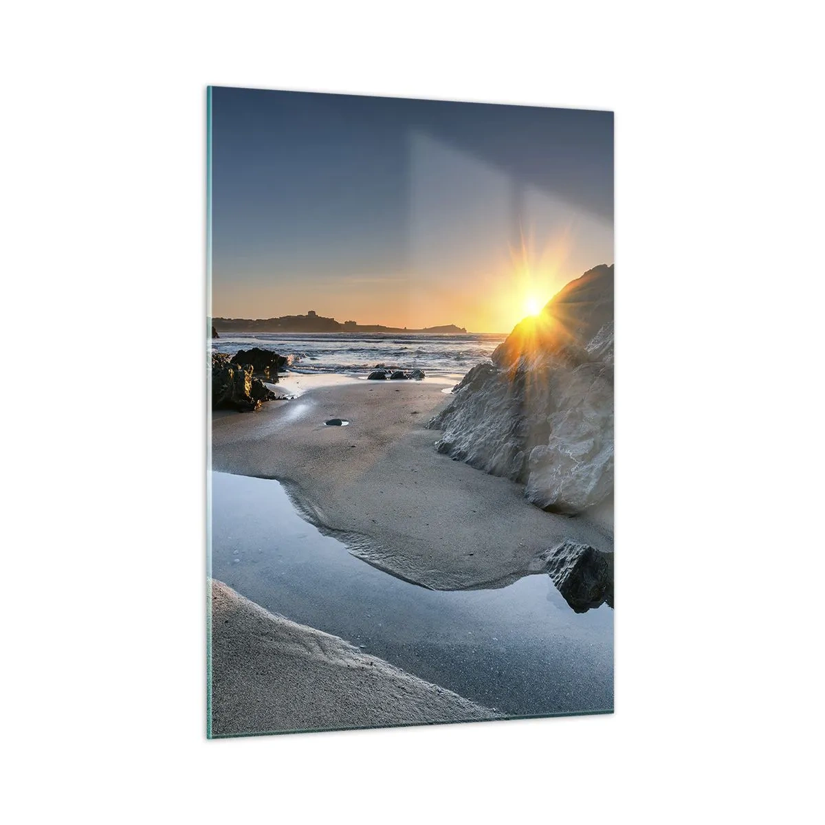 Quadro em vidro - Intocado pela mão humana - 50x70 cm