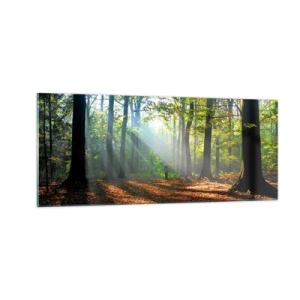 Quadro em vidro - Luzes e sombras - 100x40 cm