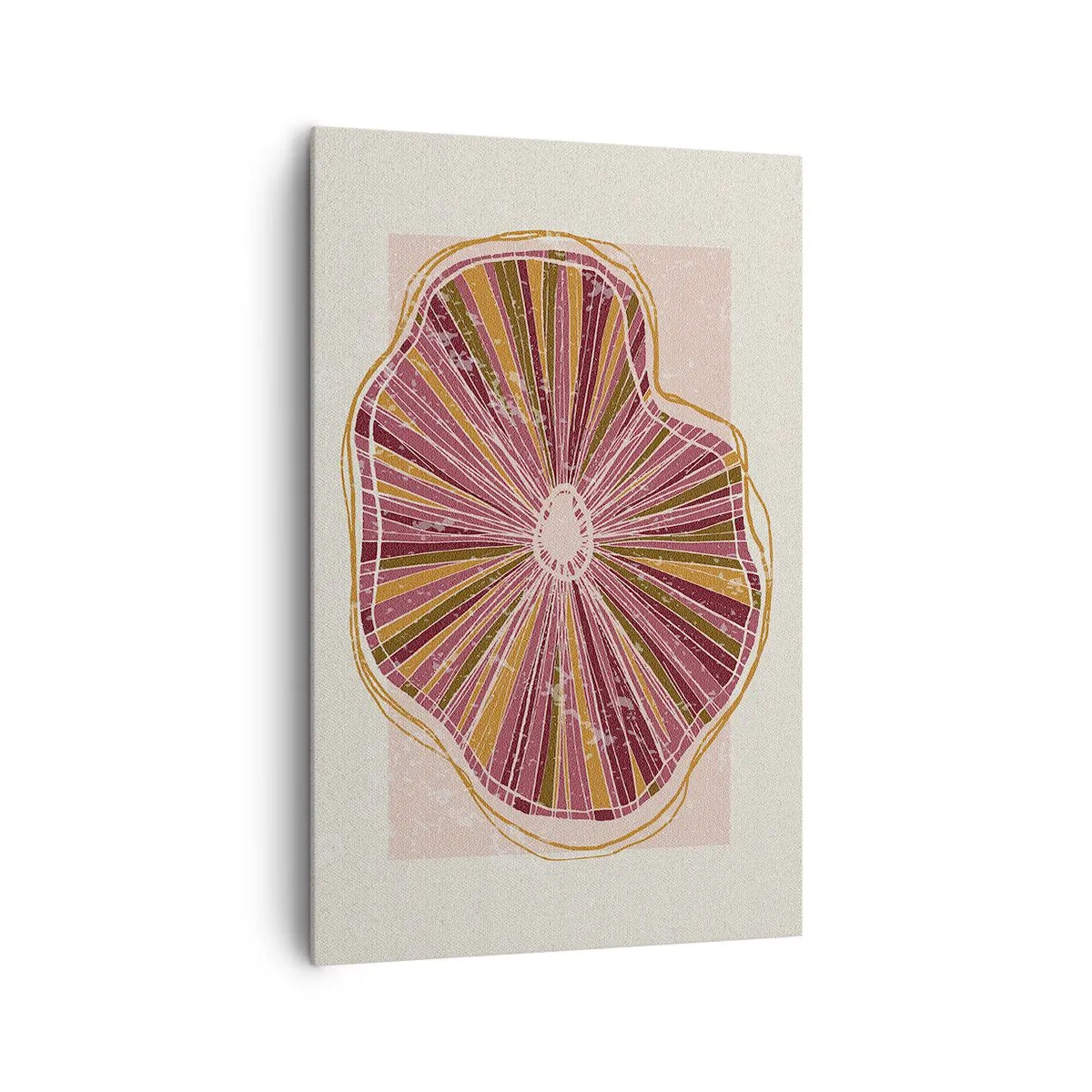 Quadro em tela - Abstração radiante - 80x120 cm