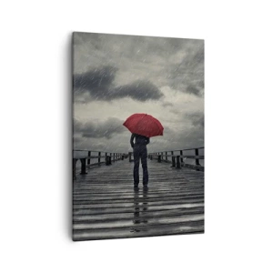 Quadro em tela - Não faz mal que chova - 50x70 cm
