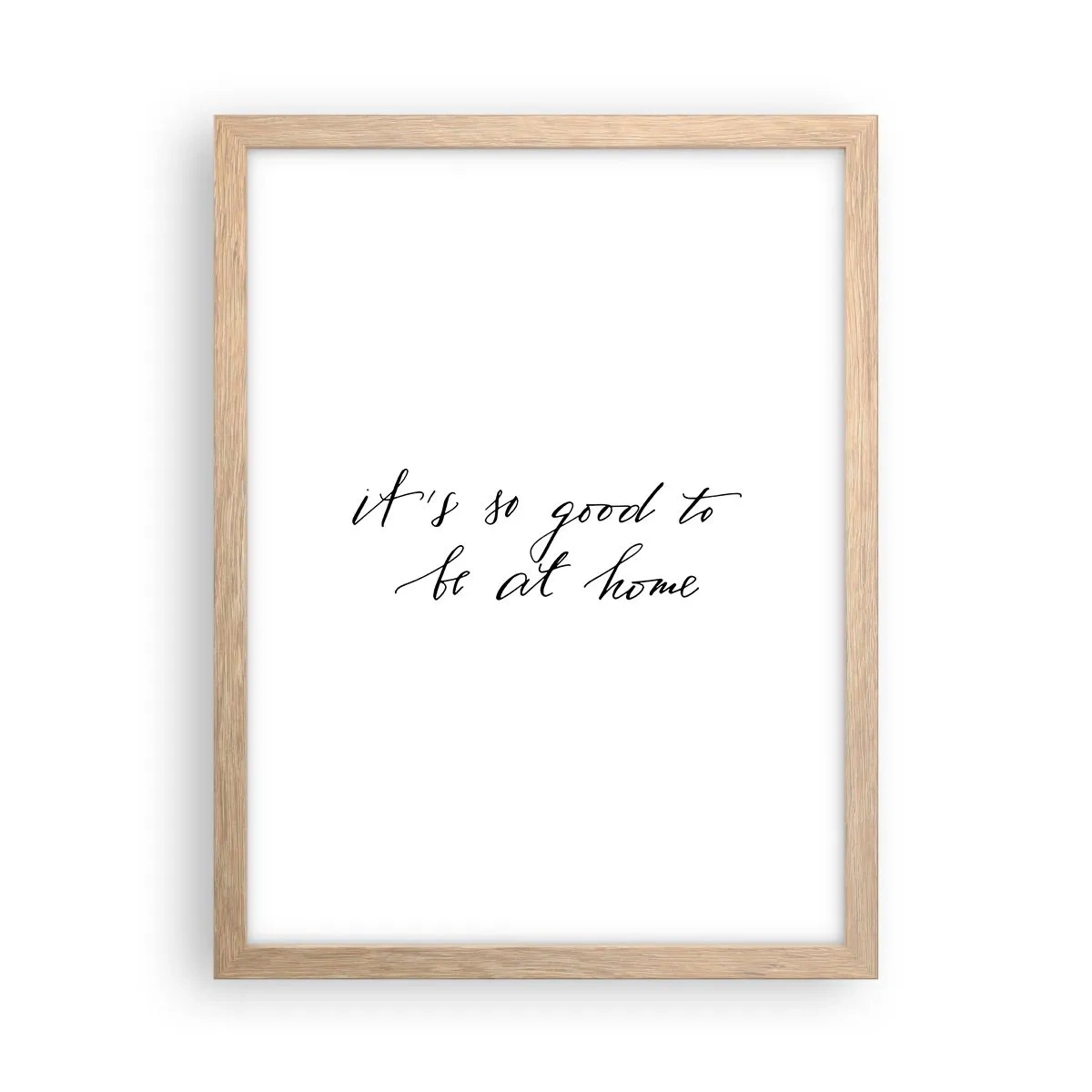 Pôster com moldura de carvalho claro - Toda a verdade - 30x40 cm