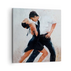 Quadro em tela - O tango dos meus sonhos  - 50x50 cm