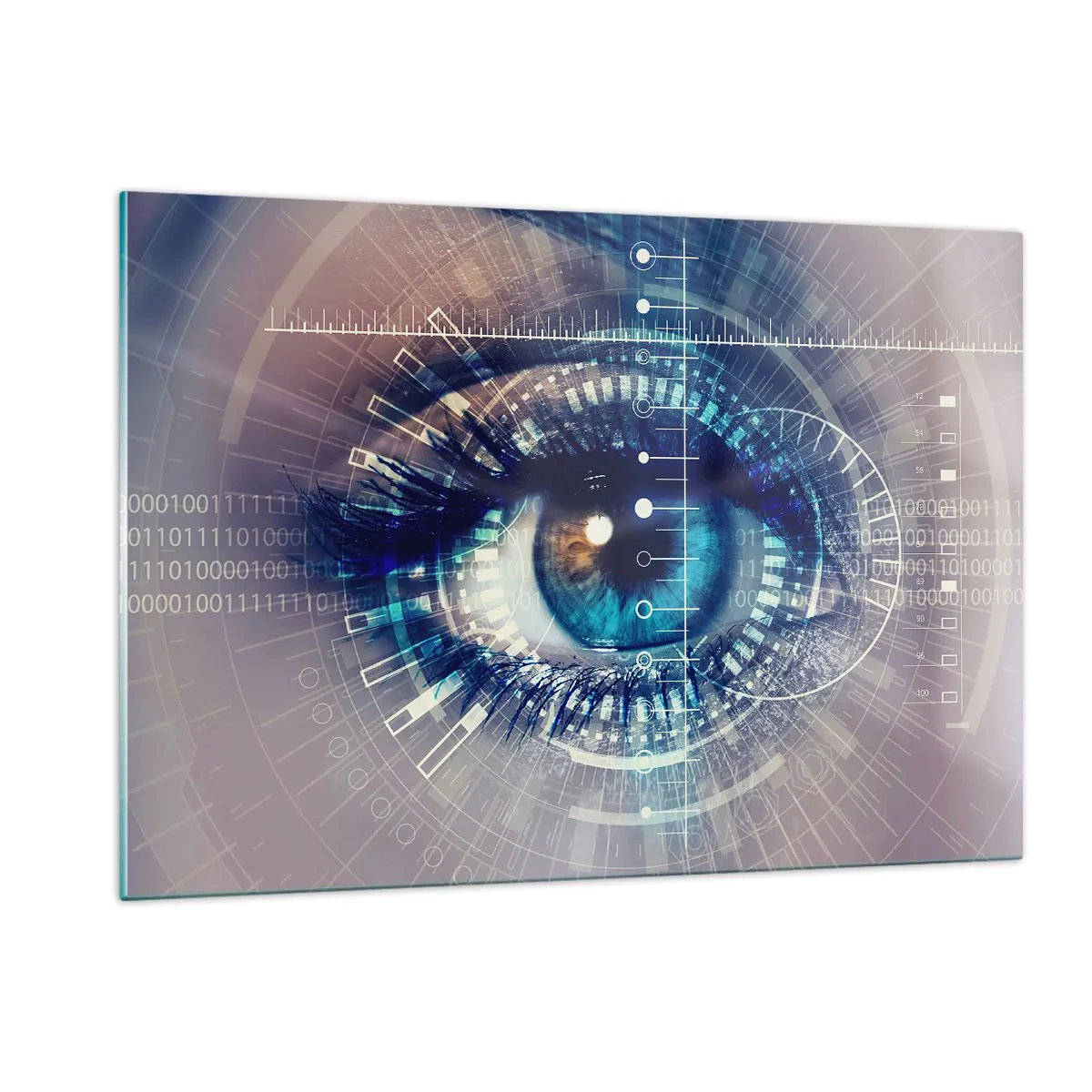 Quadro em vidro - Achas que me conheces - 120x80 cm