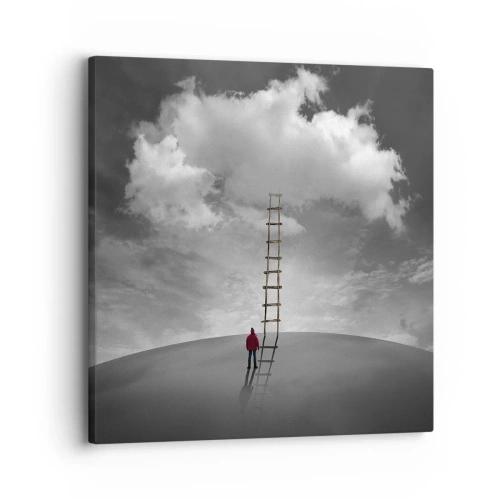 Quadro em tela - Tudo é possível - 30x30 cm