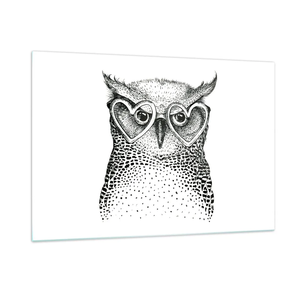 Quadro em vidro - Sabiamente e amorosamente - 120x80 cm