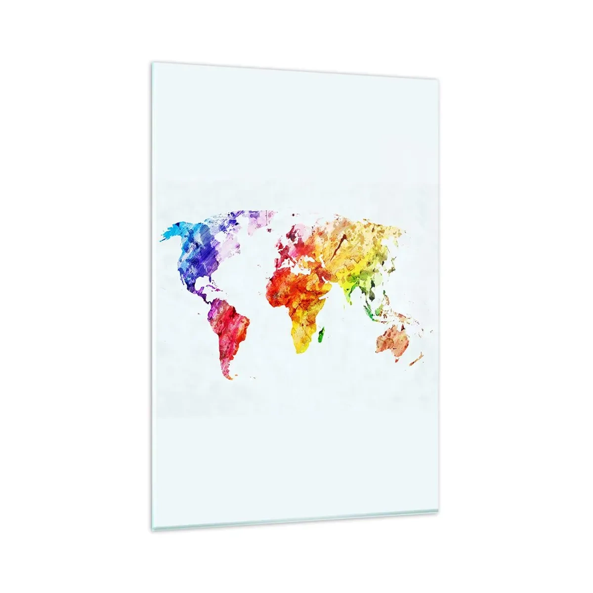 Quadro em vidro - Todas as cores do mundo - 80x120 cm