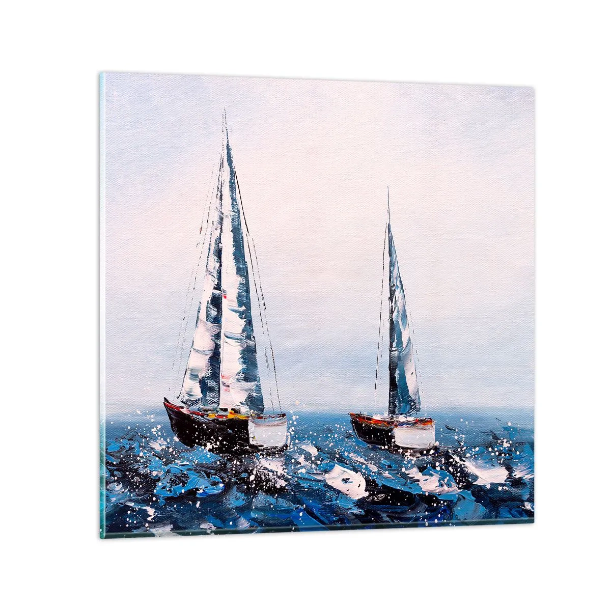 Quadro em vidro - Irmandade do vento - 30x30 cm