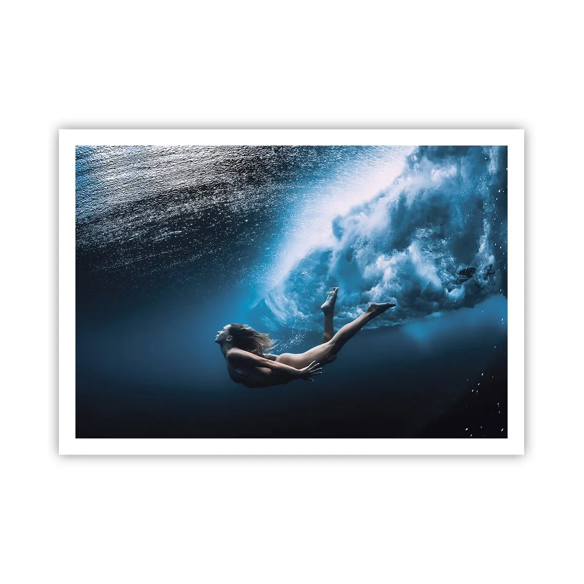Pôster - Sereia moderna - 100x70 cm