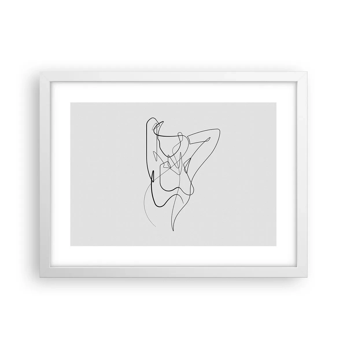 Pôster em moldura branca - Que tipo de pessoa é realmente... - 40x30 cm