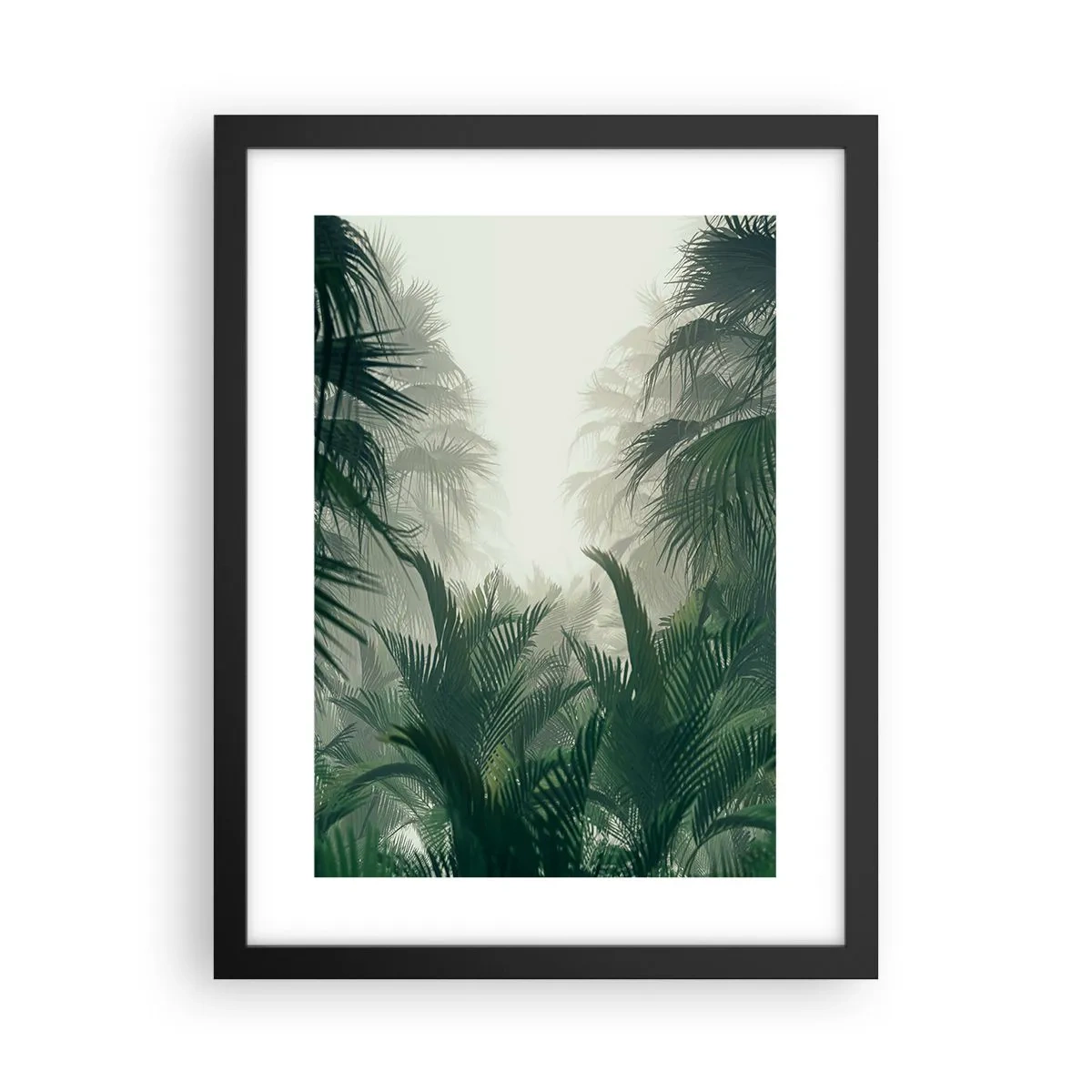 Pôster com moldura preta - Mistério tropical - 30x40 cm
