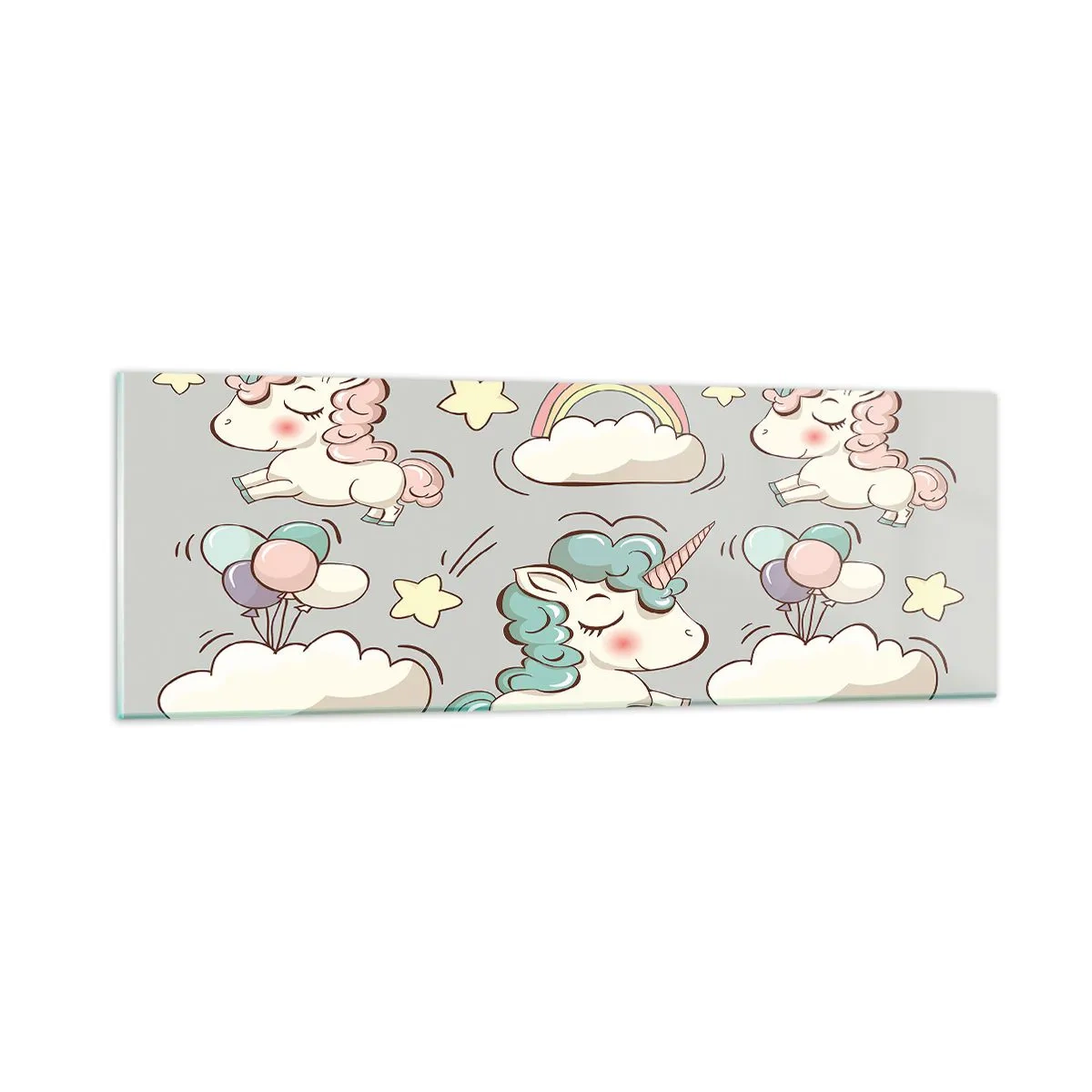 Quadro em vidro - Certamente existem... - 90x30 cm