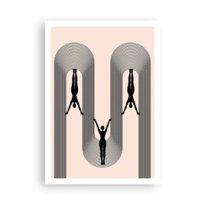 Pôster - De cabeça para baixo - 70x100 cm