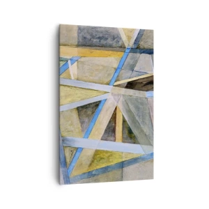 Quadro em tela - Em linha reta ou na diagonal? - 80x120 cm