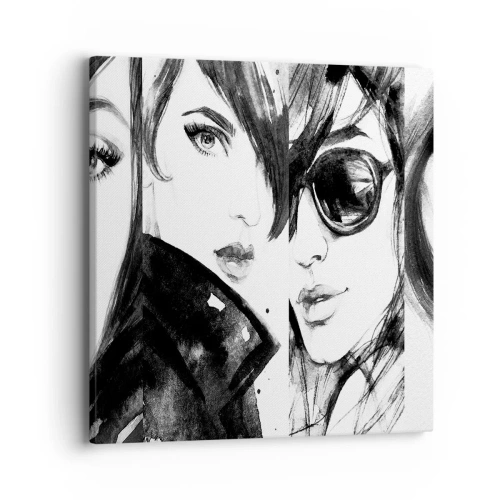 Quadro em tela - Beleza multiplicada - 40x40 cm