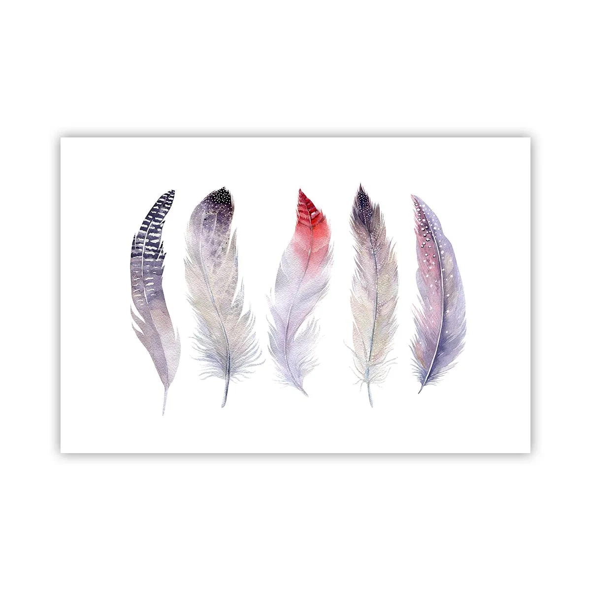 Pôster - Delicadas como uma névoa multicolorida - 91x61 cm