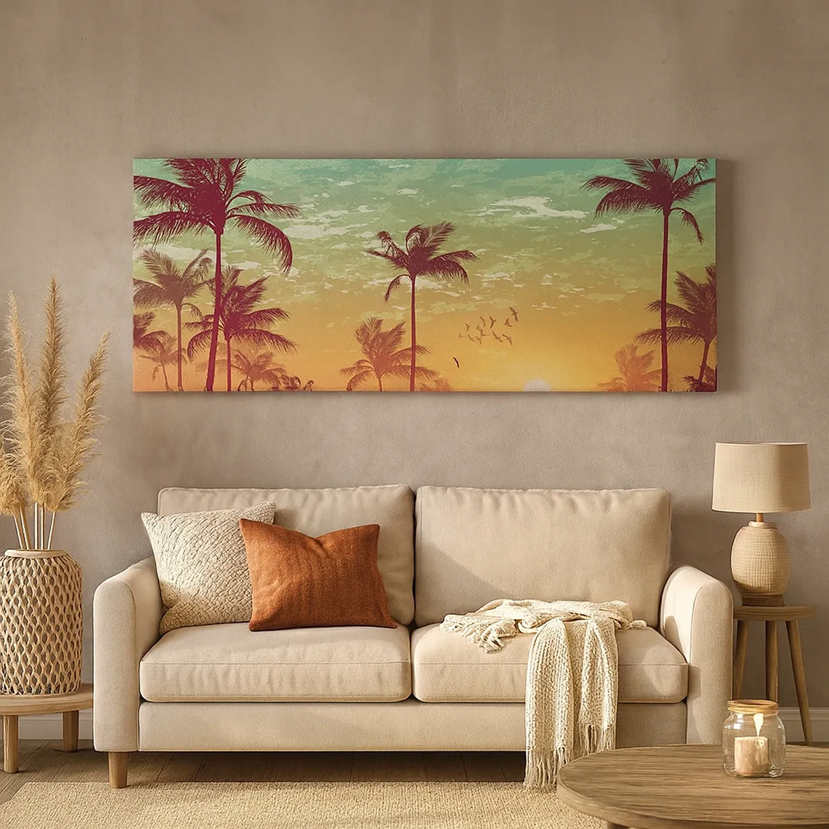 Quadro em tela - Climas tropicais - 30x30 cm