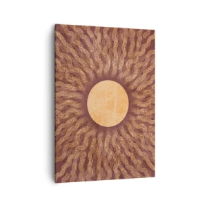 Quadro em tela - Ícone do sol - 50x70 cm