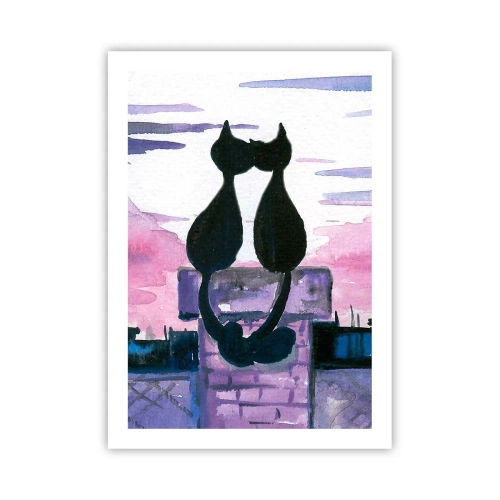 Pôster - Rendez-vous sob a lua - 50x70 cm