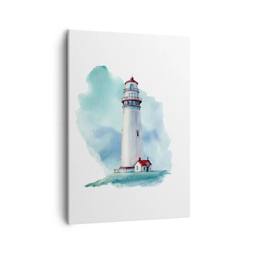 Quadro em tela - A gentil irmã do azul - 50x70 cm
