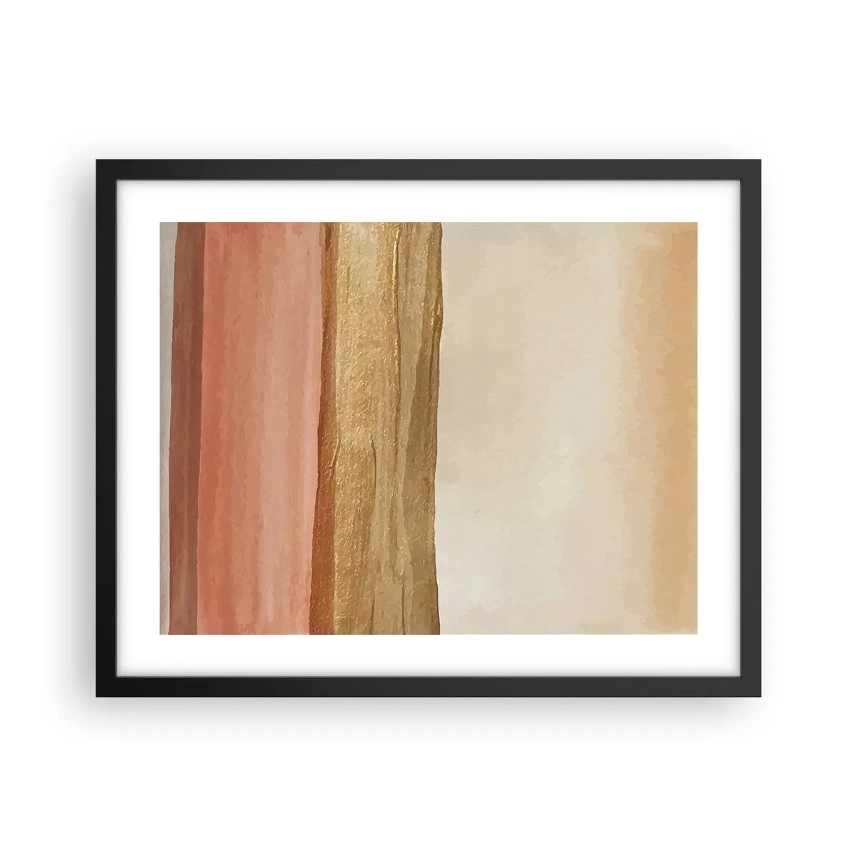 Pôster com moldura preta - Composição vertical - 50x40 cm