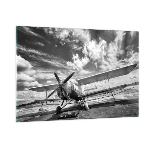 Quadro em vidro - Mal posso esperar! - 120x80 cm