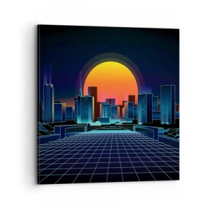 Quadro em tela - Ainda quer ir para o mundo real? - 70x70 cm