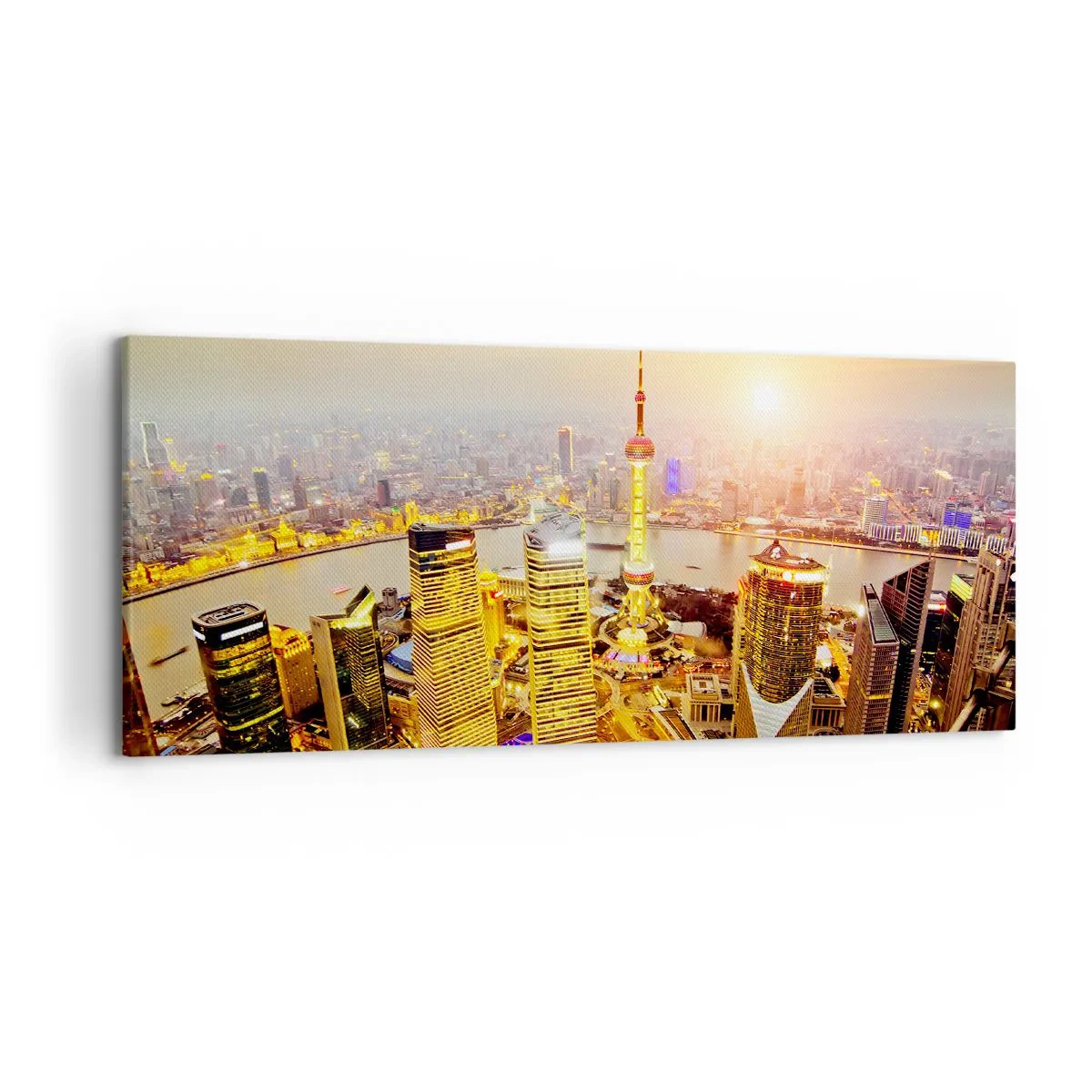 Quadro em tela - Sonho asiático - 120x50 cm