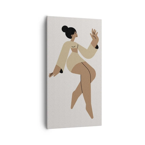 Quadro em tela - Uma forma graciosa - 55x100 cm