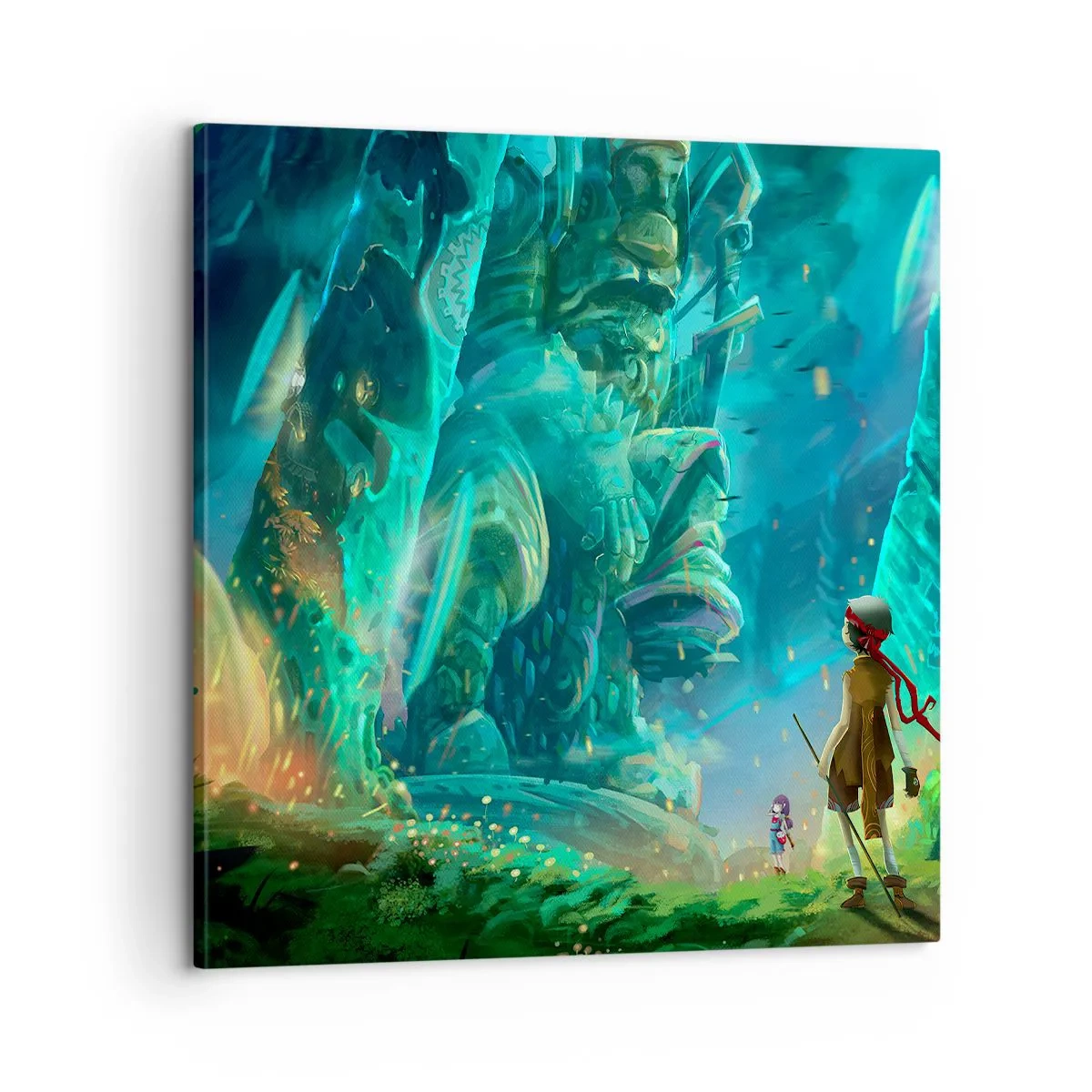 Quadro em tela - Do Grande Livro de Contos de Fadas - 60x60 cm