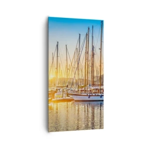 Quadro em tela - O vento também deve dormir  - 65x120 cm