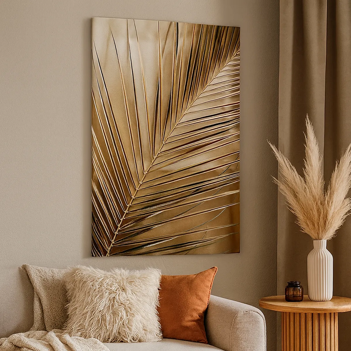 Quadro em tela - Colunata natural - 50x70 cm