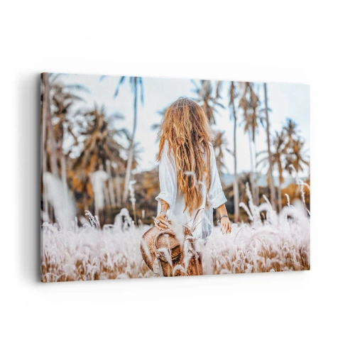 Quadro em tela - Nascida da maciez da relva - 100x70 cm