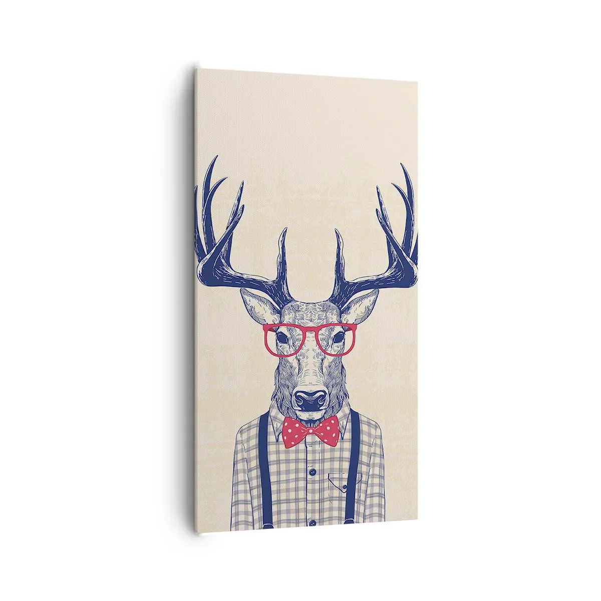 Quadro em tela - Extravagância engraçada - 65x120 cm