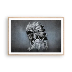 Pôster com moldura de carvalho claro - De volta às raízes - 91x61 cm