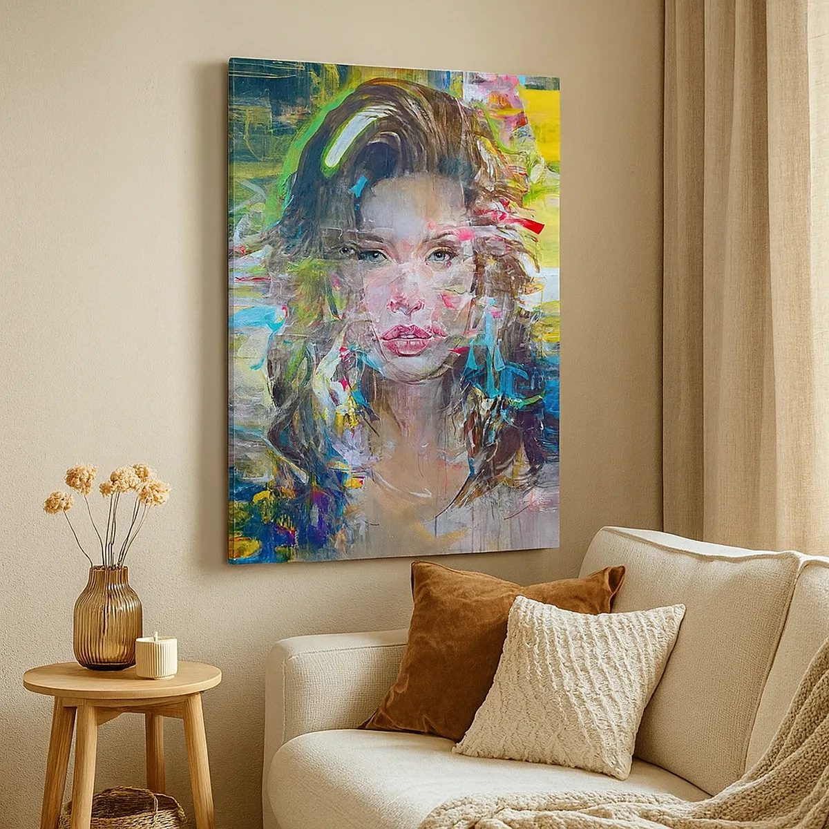 Quadro em tela - Atrás da cortina de ar - 50x70 cm