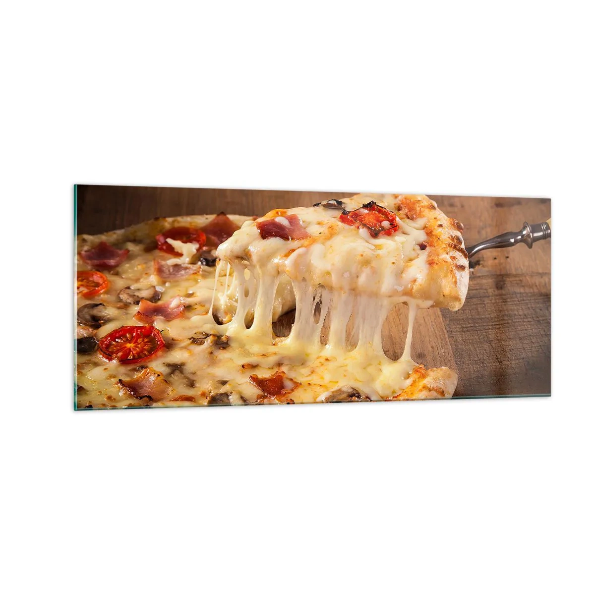 Quadro em vidro - Uma obra-prima da arte italiana - 100x40 cm