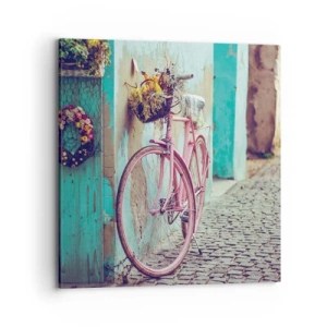 Quadro em tela - Volto logo - 70x70 cm