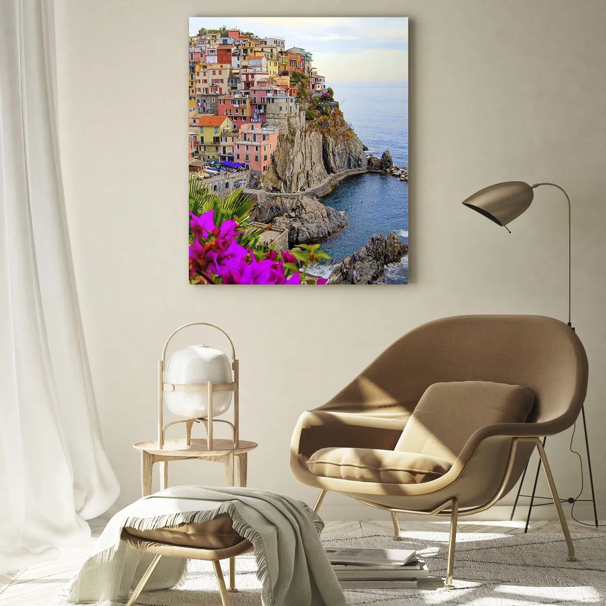 Quadro em vidro - A cidade que sorri - 50x70 cm