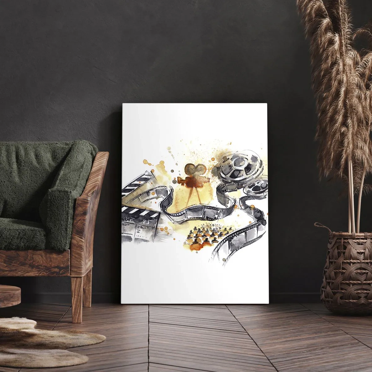 Quadro em tela - Na terra dos sonhos - 65x120 cm