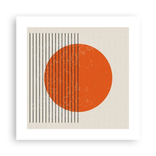 Pôster - Sempre sol - 40x40 cm