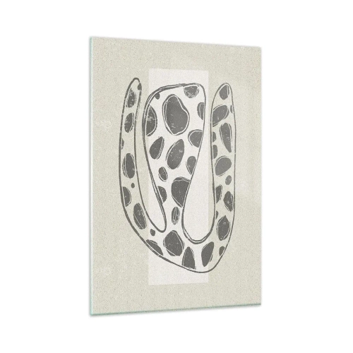 Quadro em vidro - Uma criatura estranha - 80x120 cm