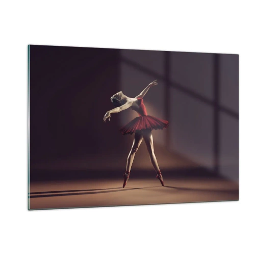 Quadro em vidro - Prima ballerina - 120x80 cm