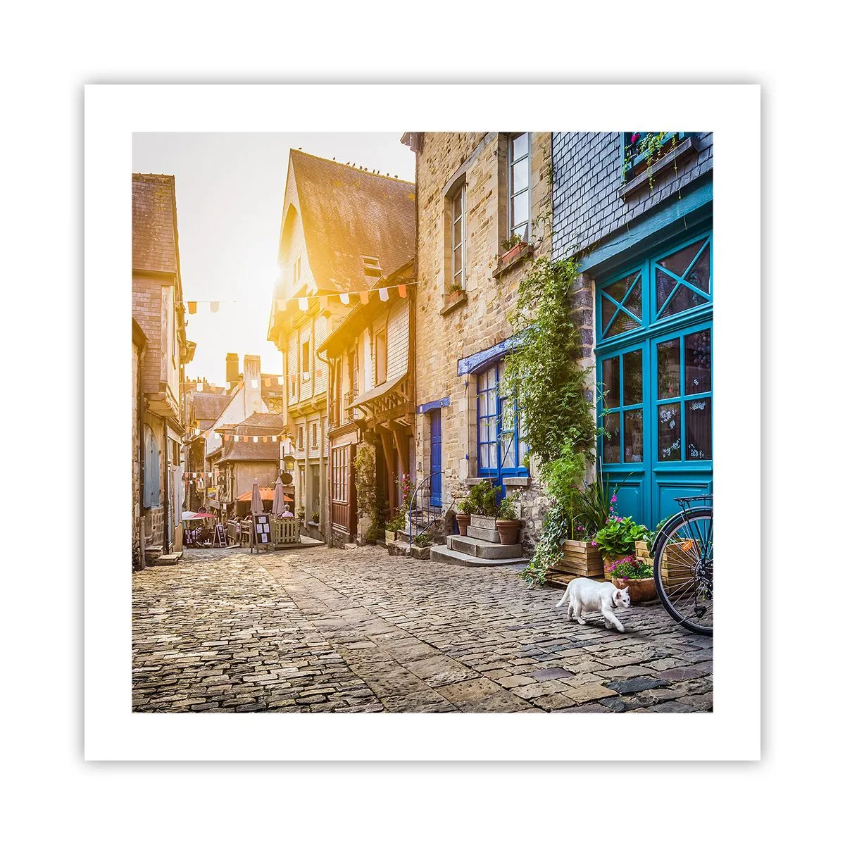 Pôster - O espírito branco da cidade - 50x50 cm